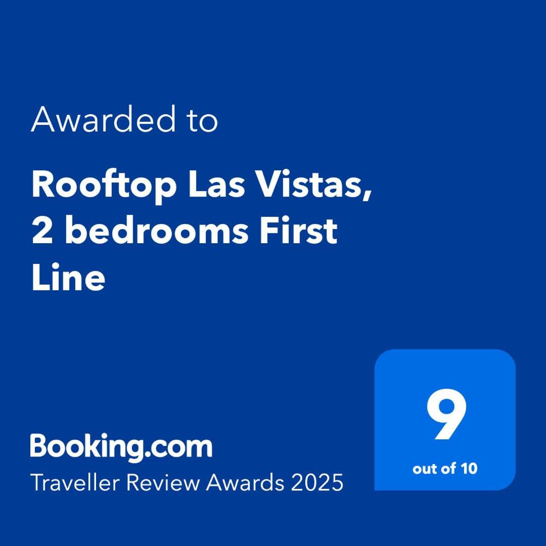 Rooftop Las Vistas, 2 Bedrooms First Line Лос Кристианос Экстерьер фото